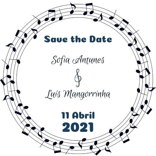 save the date - íman (dispensável)
