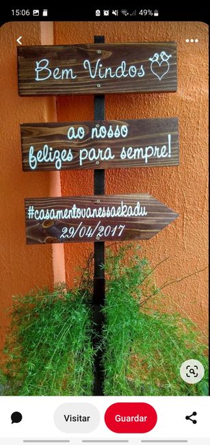 Placa de boas-vindas: o que vai ter na sua?✨ - 1