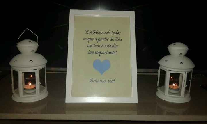 A nossa homenagem e o tule - 1