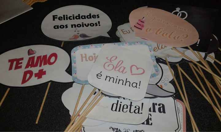 As nossas placas / moldura do photobooth! - 1