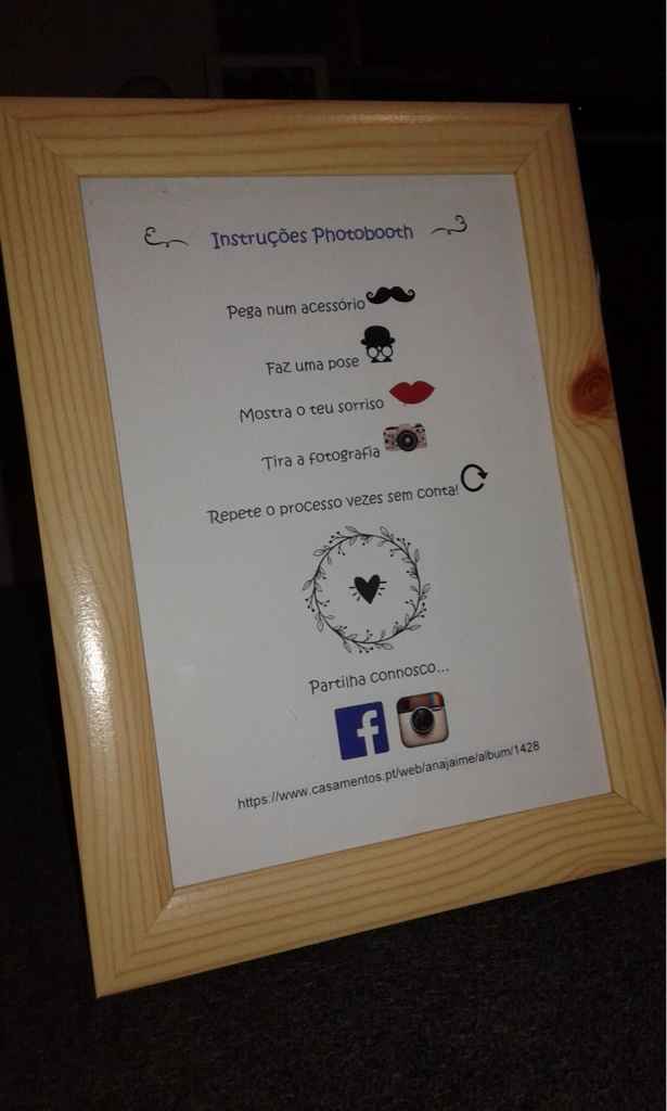 As nossas placas / moldura do photobooth! - 2