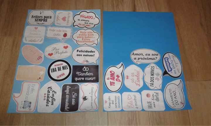 As nossas placas / moldura do photobooth! - 3