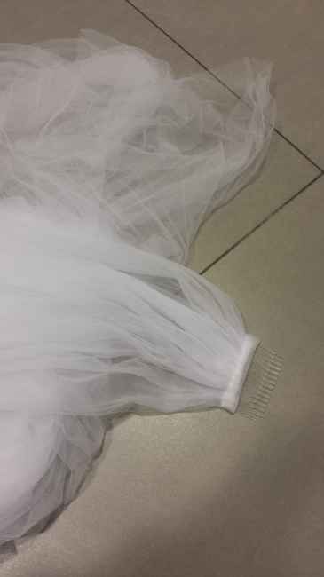 Recebi o meu véu que comprei no ebay - 2