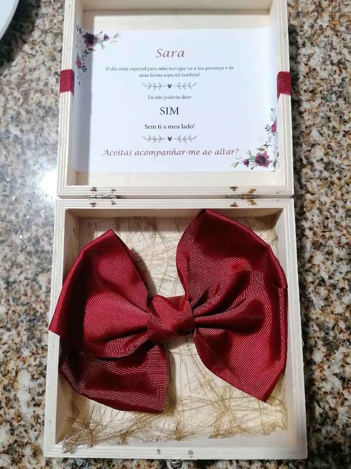 Caixa convite para menina das alianças - 2