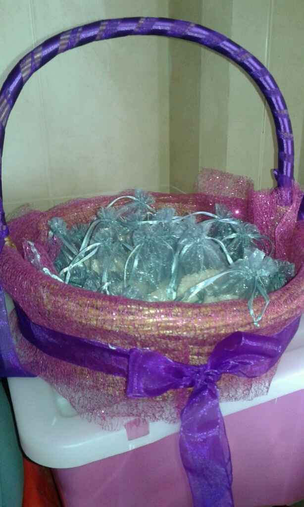 Cesta para os saquinhos arroz - 2