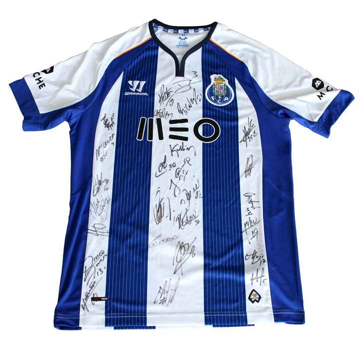 t-shirt porto autografada