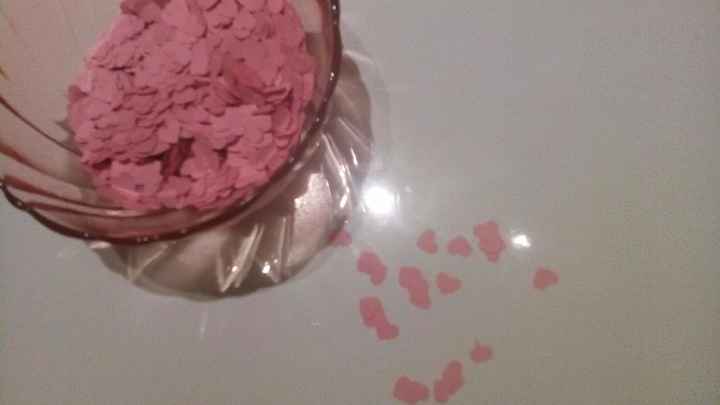 Mini corações arroz