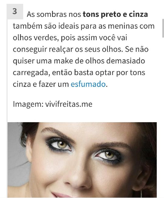 Maquilhagem para olhios verdes - 1