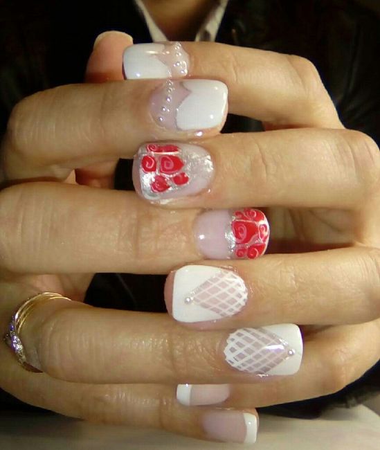 Unhas no dia do casamento - 2
