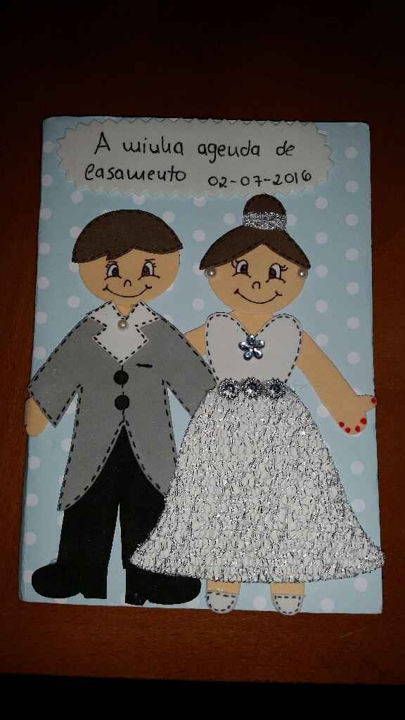 Agenda  de casamento - 1