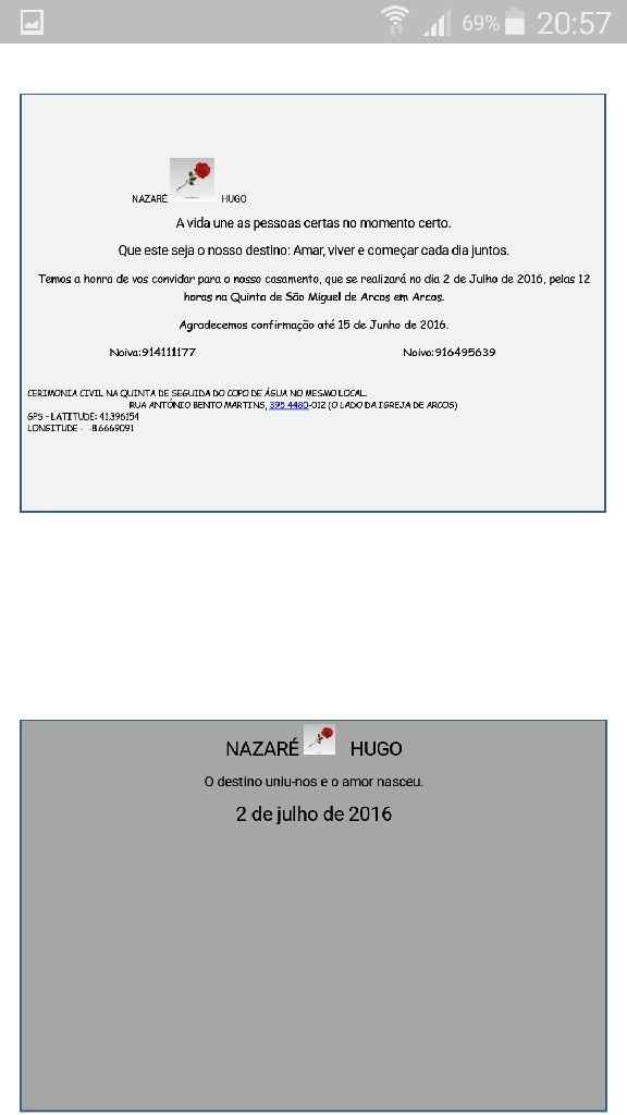 Texto convite de casamento - 1