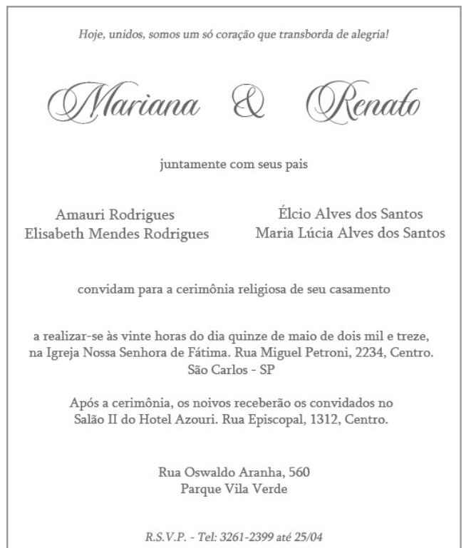 Ajuda com os convites! - 2