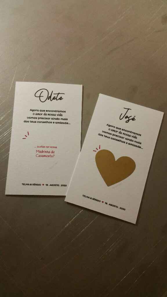 Protótipo de Convites - Padrinhos de Casamento ✔️ - 1