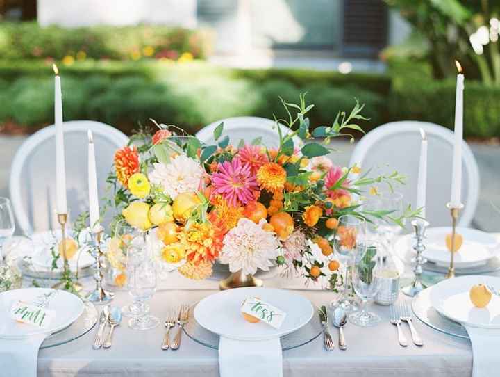 Casamentos de Primavera: As minhas inspirações coloridas 💍💛🧡 - 4