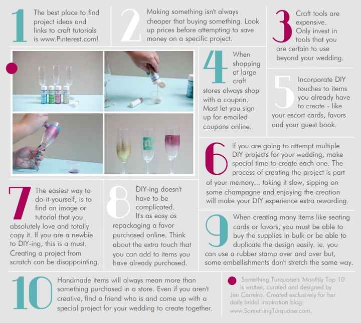 Casamento Diy: 10 dicas úteis para projectos de sucesso 👰🤵💍 - 1