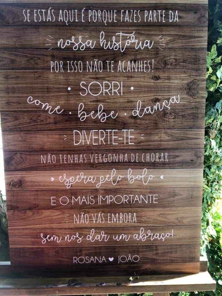 Detalhes para o dia C: Placa de Boas-vindas ❌✔️ - 1