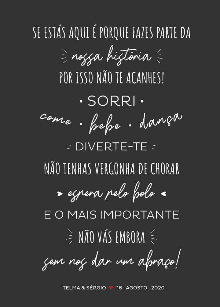 Detalhes para o dia C: Placa de Boas-vindas ❌✔️ - 5