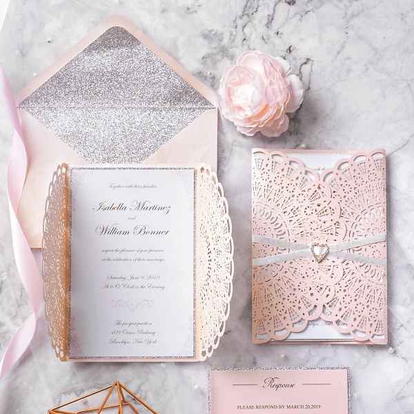 Outubro é Rosa - Convites de Casamento 🎗️ - 2