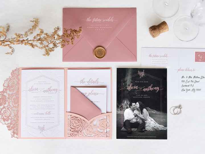 Outubro é Rosa - Convites de Casamento 🎗️ - 3