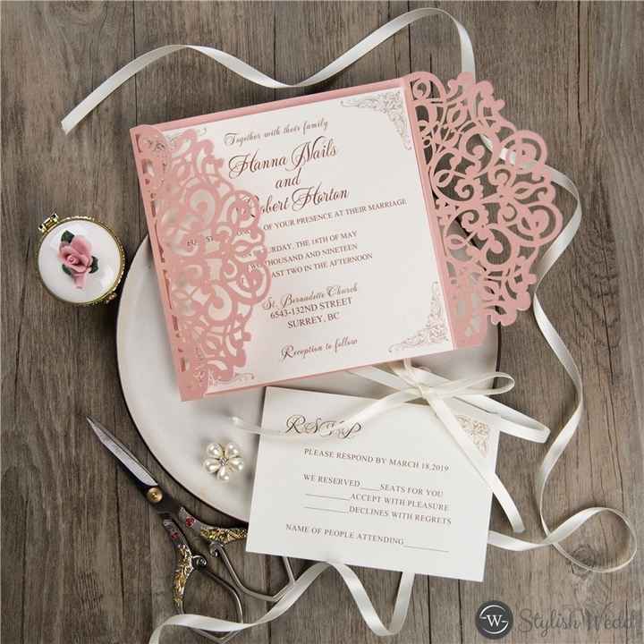 Outubro é Rosa - Convites de Casamento 🎗️ - 4