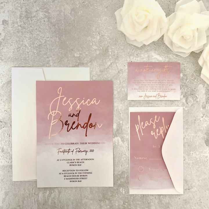 Outubro é Rosa - Convites de Casamento 🎗️ - 8