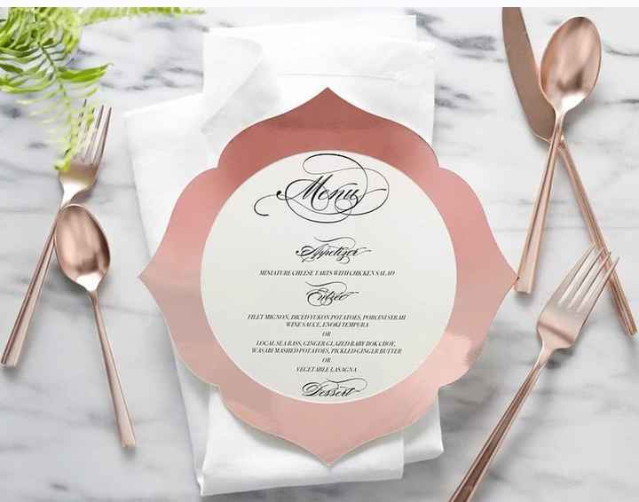 Outubro é Rosa - Menu/ementa de Casamento 🎗️ - 2