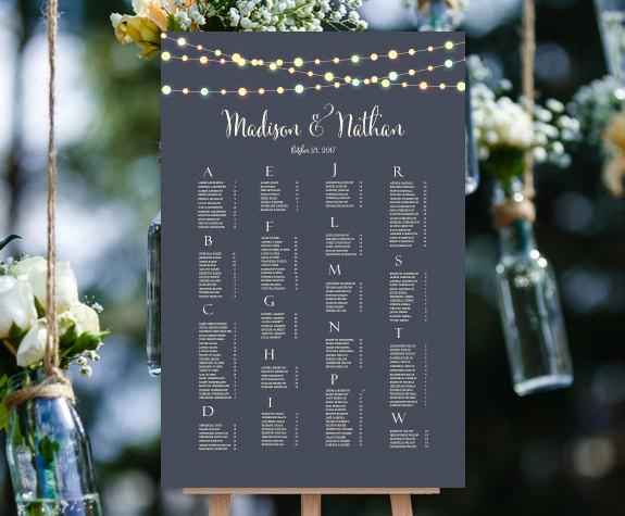 Casamentos de Verão: 5 inspirações para o Seating Plan 🌞🖼️ - 4