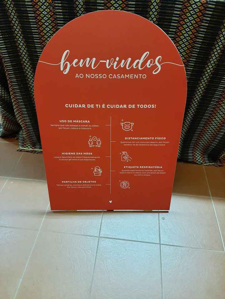 Detalhes para o dia C: Placa de Prevenção/alerta Medidas Covid ✔️ - 2