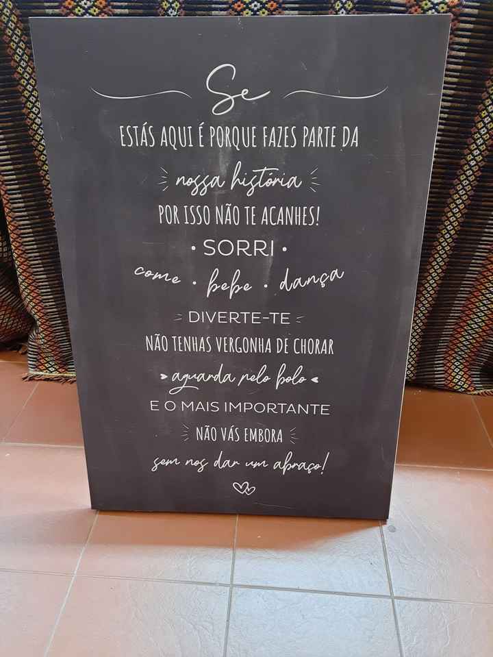 Detalhes para o dia C: Placa de Boas-vindas ✔️ - 2