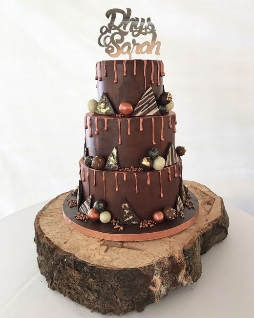 Bolo de Casamento: 10 inspirações para o tema "chocolate" 🍰🍫 7