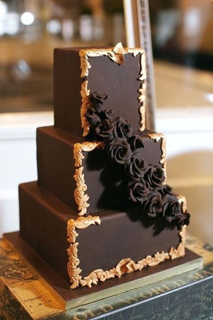 Bolo de Casamento: 10 inspirações para o tema "chocolate" 🍰🍫 8