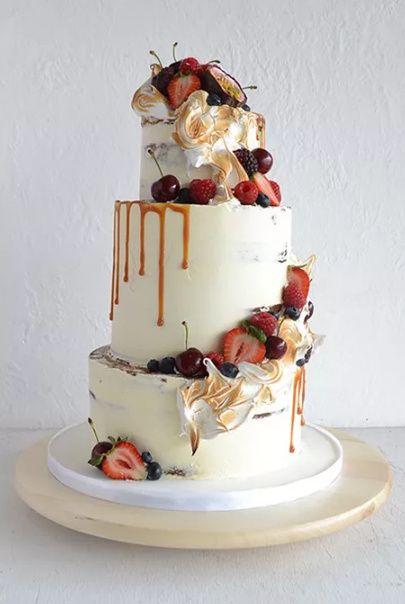 Bolo de Casamento: 10 inspirações para o tema "Fruta" 🍰🍓 2