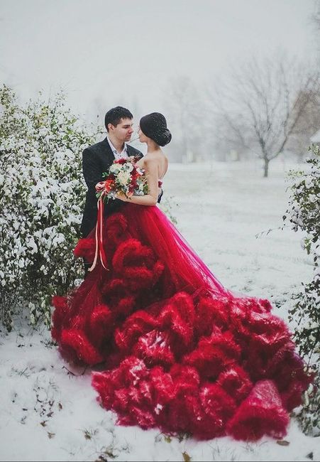 Casamentos Natalícios: 10 inspirações para Vestidos de Noiva 👰🎄🎅 5