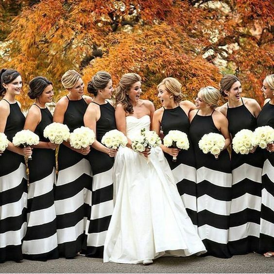 E se a cor do vosso casamento fosse... Preto | 10 inspirações para os Vestidos das Damas de Honor ⚫👗 7