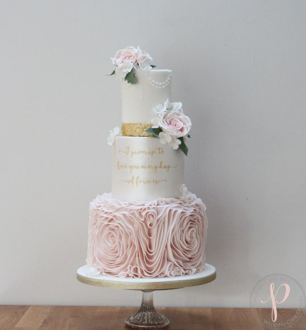 Outubro é Rosa: Bolos de Casamento 🎗️ - 1