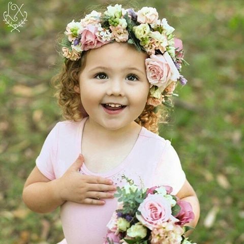 Tiaras de flores - inspirações - 4
