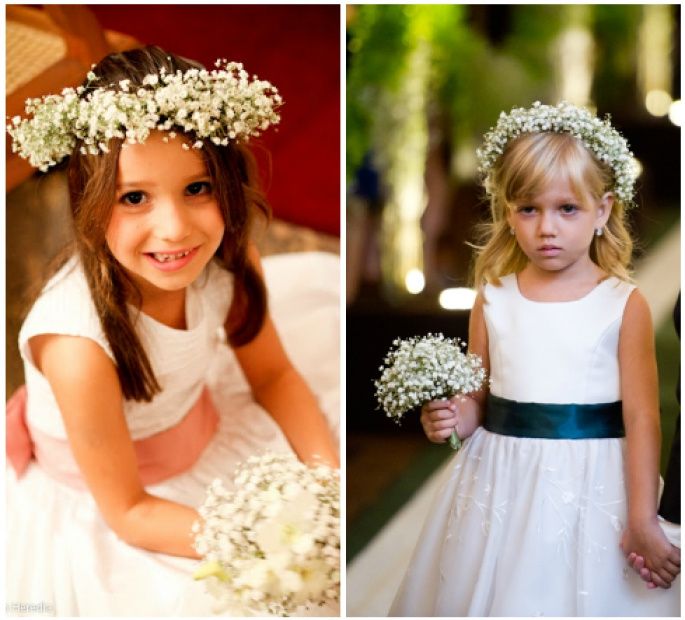 Tiaras de flores - inspirações - 5