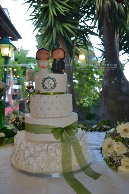Casamento bicolor: verde e branco - 1