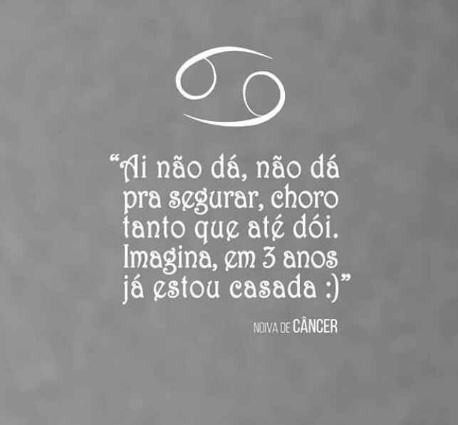 As noivas & os signos - 2