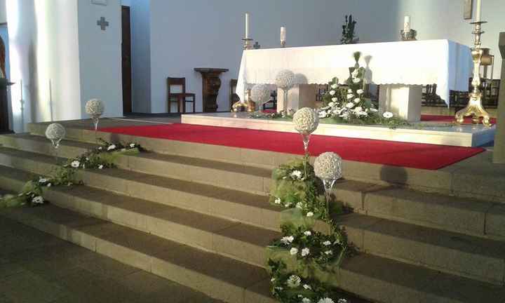 Decoração igreja e copo d'água... - 1