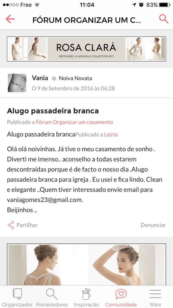 Passadeira branca - 1