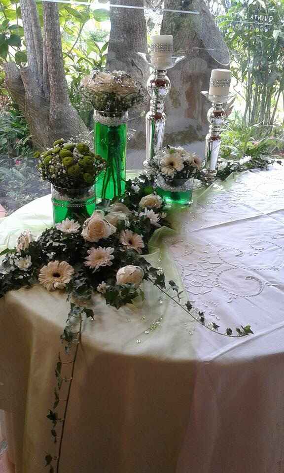 Casamento bicolor: verde e branco - 3