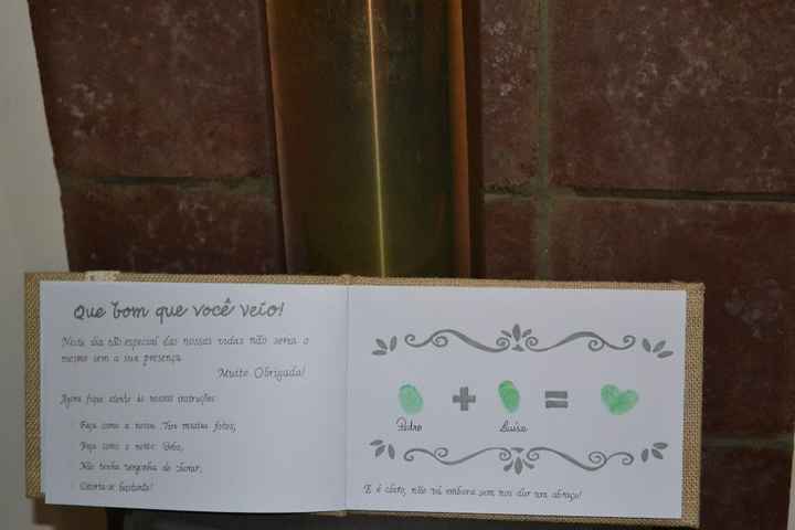 Interior com uma mensagem aos convidados!!
