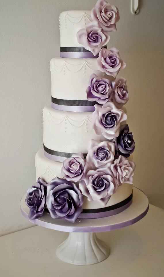 Decoração tons prata e roxo/lilas - 15