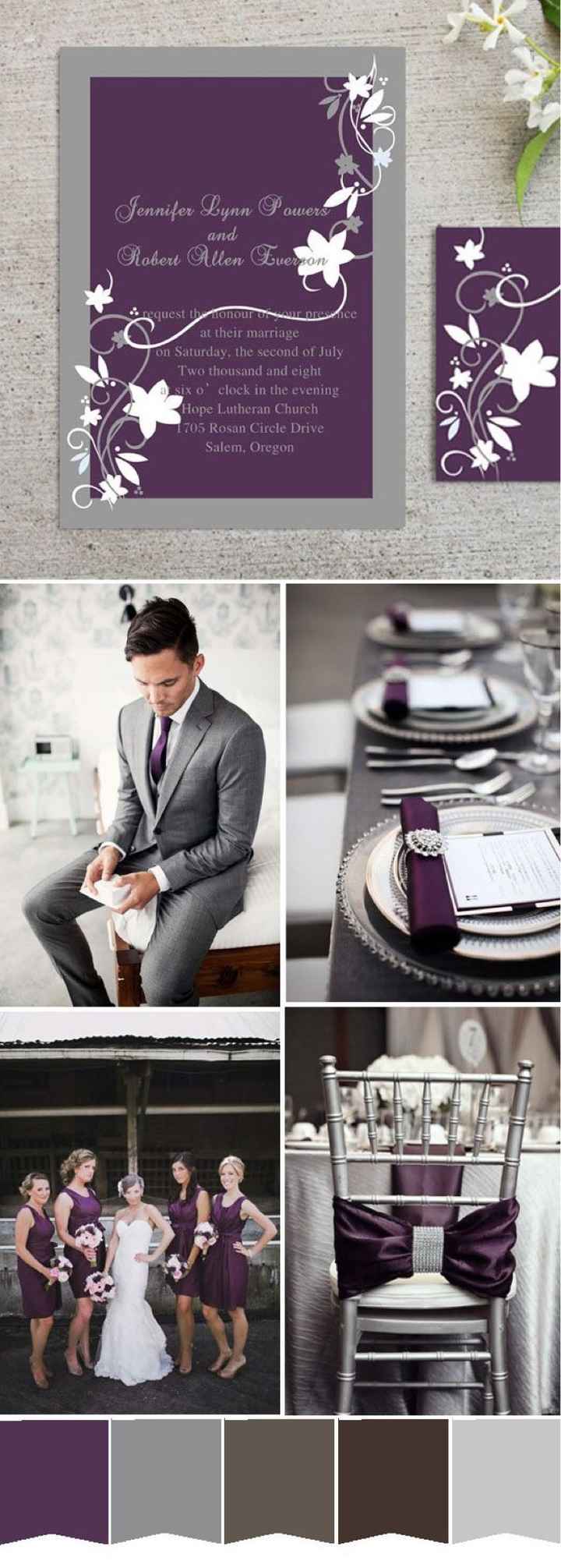 Decoração tons prata e roxo/lilas - 20