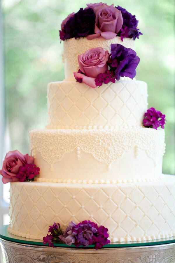 Decoração tons prata e roxo/lilas - 21