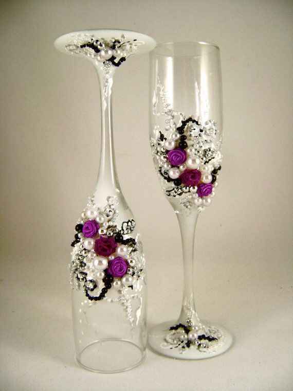 Decoração tons prata e roxo/lilas - 25