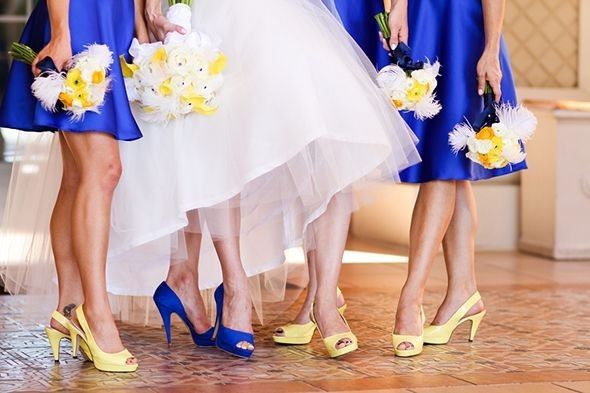 Noiva e damas