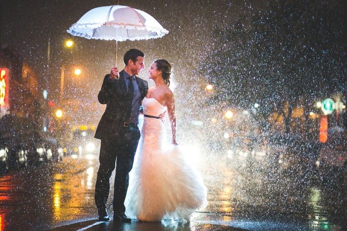 wedding rain