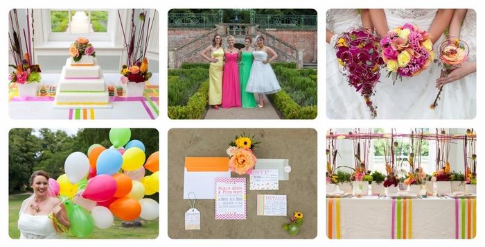 Bright colours